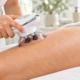 Natural thigh skin texture illustrating cellulite care in a Cellulogia guide.